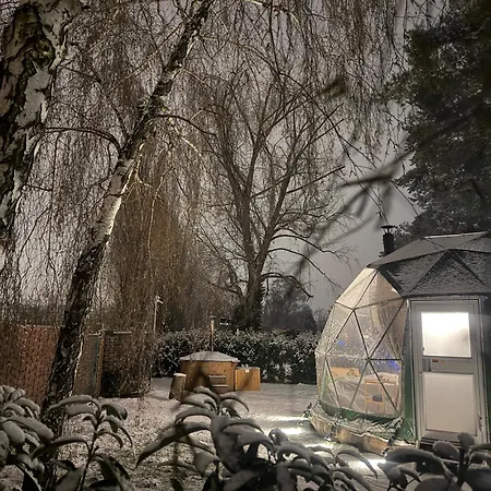 Luxe tent Unique Escape Glamping In The Heart Of With Hot Tub And Vysehrad Castle View