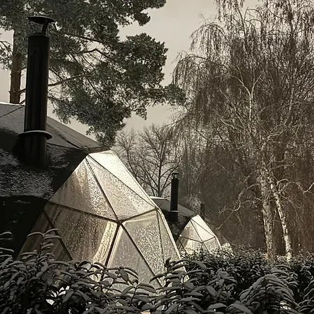 Unique Escape Glamping In The Heart Of With Hot Tub And Vysehrad Castle View Luxe tent